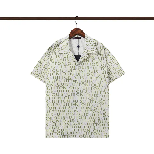 Louis Vuitton LV Shirts Short Sleeved For Men #1412159 $36.00 USD, Wholesale Replica Louis Vuitton LV Shirts