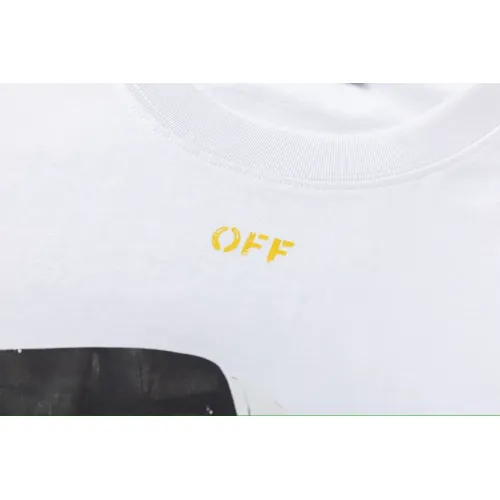 Replica Off-White T-Shirts Short Sleeved For Unisex #1412185 $32.00 USD for Wholesale