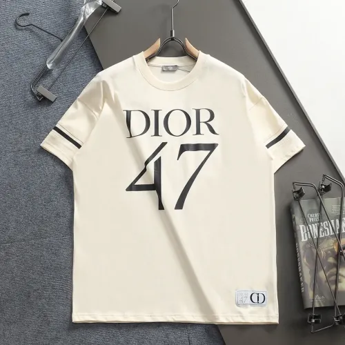 Christian Dior T-Shirts Short Sleeved For Unisex #1412198 $40.00 USD, Wholesale Replica Christian Dior T-Shirts