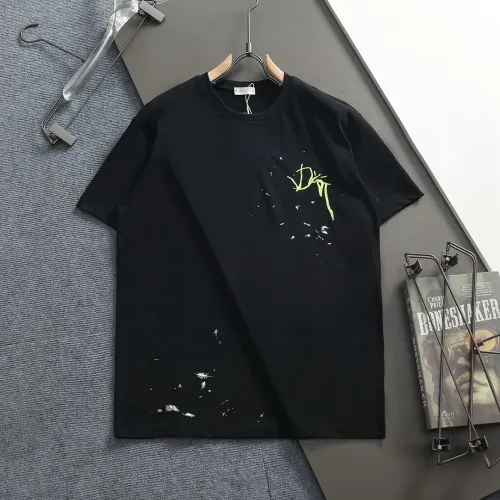 Christian Dior T-Shirts Short Sleeved For Unisex #1412203 $40.00 USD, Wholesale Replica Christian Dior T-Shirts