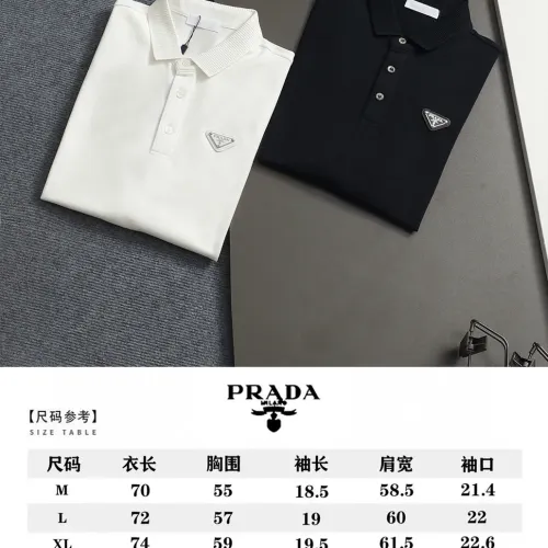 Replica Prada T-Shirts Short Sleeved For Men #1412222 $48.00 USD for Wholesale