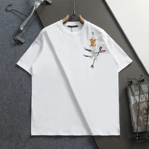 Louis Vuitton LV T-Shirts Short Sleeved For Unisex #1412228 $40.00 USD, Wholesale Replica Louis Vuitton LV T-Shirts