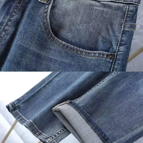 Replica Burberry Jeans For Men #1412451 $45.00 USD for Wholesale