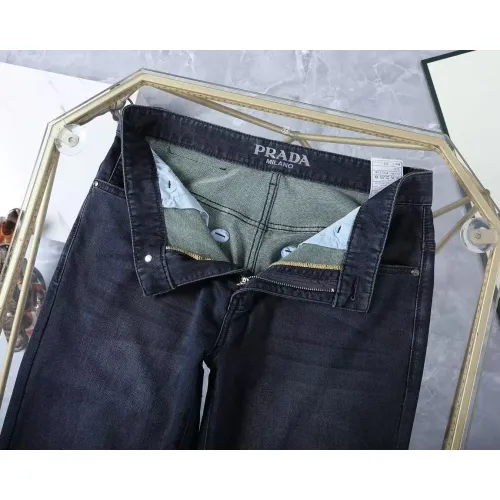 Replica Prada Jeans For Men #1412453 $45.00 USD for Wholesale