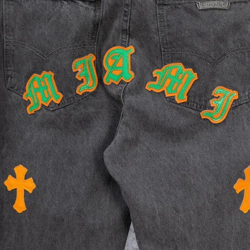 Replica Chrome Hearts Jeans For Men #1412463 $64.00 USD for Wholesale