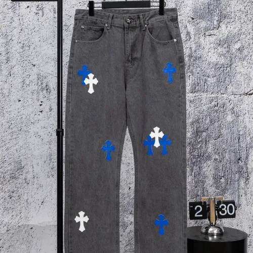 Chrome Hearts Jeans For Men #1412466 $64.00 USD, Wholesale Replica Chrome Hearts Jeans