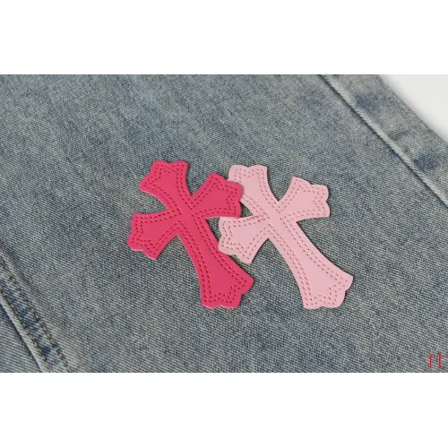 Replica Chrome Hearts Jeans For Men #1412467 $60.00 USD for Wholesale