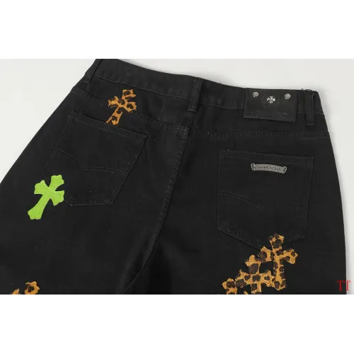 Replica Chrome Hearts Jeans For Men #1412472 $60.00 USD for Wholesale