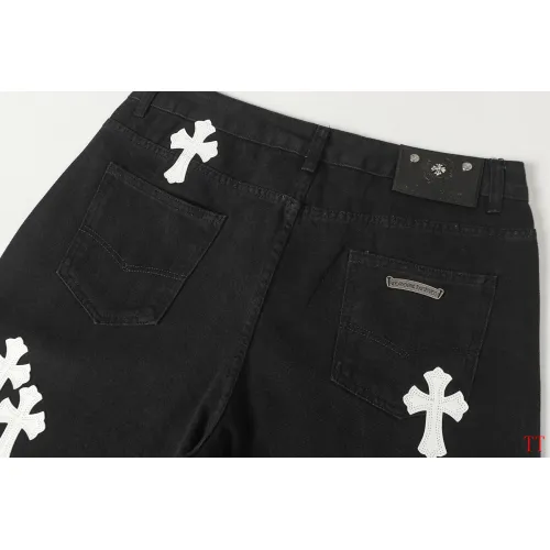 Replica Chrome Hearts Jeans For Men #1412473 $60.00 USD for Wholesale