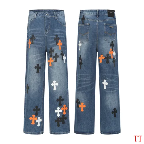 Chrome Hearts Jeans For Men #1412474 $60.00 USD, Wholesale Replica Chrome Hearts Jeans