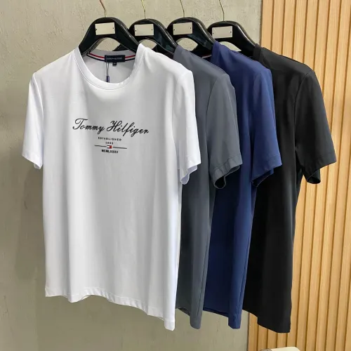 Replica Tommy Hilfiger TH T-Shirts Short Sleeved For Men #1412496 $76.00 USD for Wholesale
