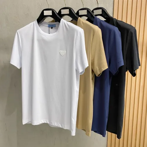 Replica Prada T-Shirts Short Sleeved For Men #1412510 $76.00 USD for Wholesale