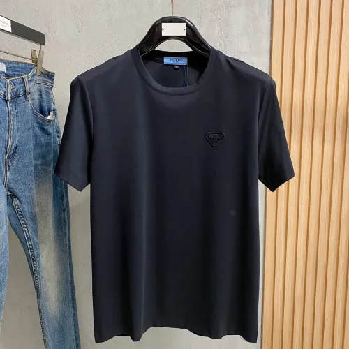 Prada T-Shirts Short Sleeved For Men #1412511 $76.00 USD, Wholesale Replica Prada T-Shirts