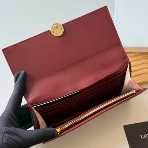 Replica LOEWE Long Wallet For Women #1412559 $60.00 USD for Wholesale