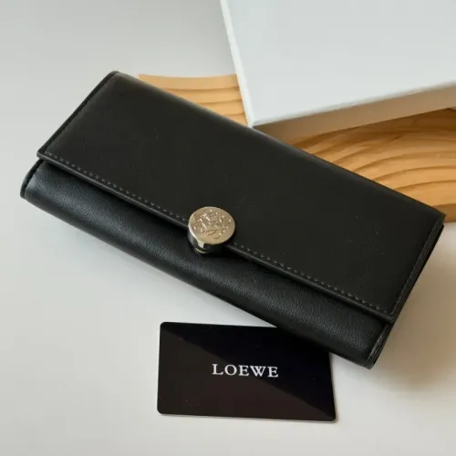 Replica LOEWE Long Wallet For Women #1412563 $60.00 USD for Wholesale