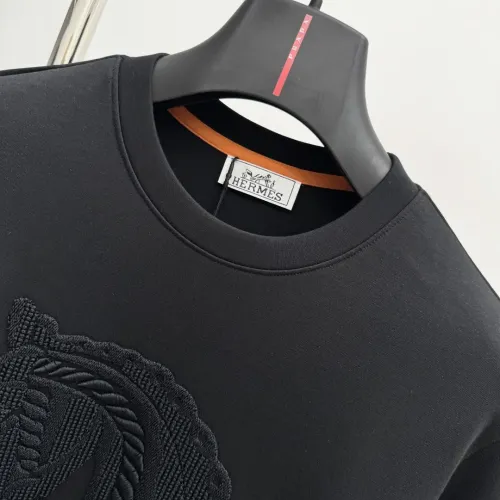 Replica Hermes Hoodies Long Sleeved For Men #1412580 $82.00 USD for Wholesale