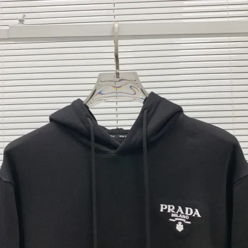 Replica Prada Hoodies Long Sleeved For Men #1412665 $85.00 USD for Wholesale