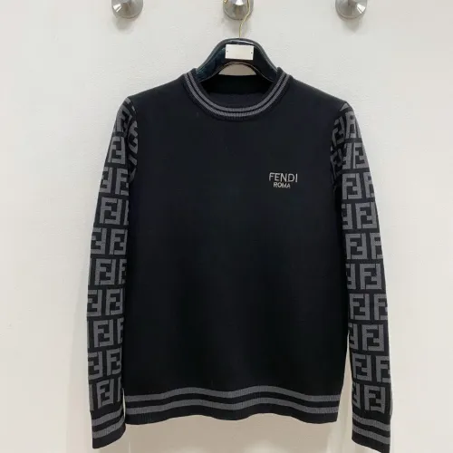 Fendi Sweaters Long Sleeved For Men #1412719 $85.00 USD, Wholesale Replica Fendi Sweaters