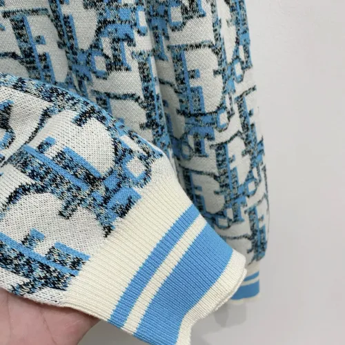 Replica Christian Dior Sweaters Long Sleeved For Men #1412722 $85.00 USD for Wholesale