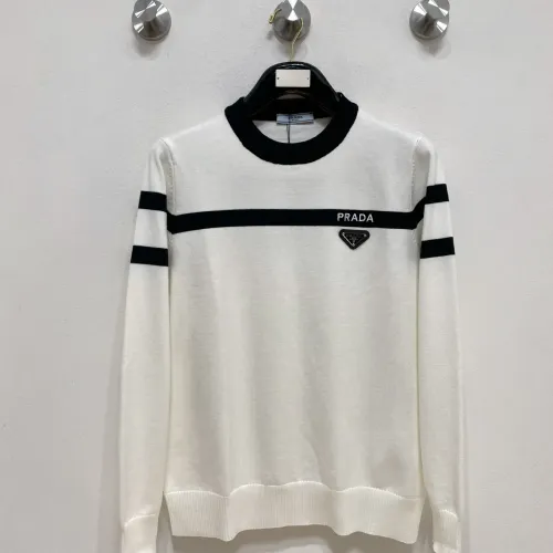 Prada Sweaters Long Sleeved For Men #1412750 $85.00 USD, Wholesale Replica Prada Sweaters