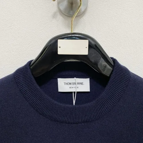 Replica Thom Browne TB Sweaters Long Sleeved For Men #1412758 $85.00 USD for Wholesale