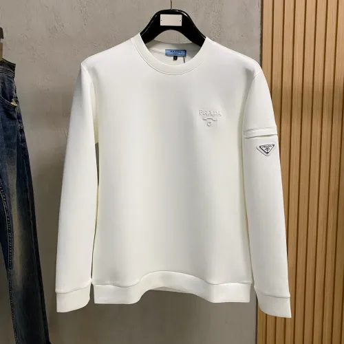 Prada Hoodies Long Sleeved For Men #1412808 $82.00 USD, Wholesale Replica Prada Hoodies