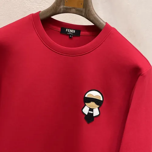 Replica Fendi Hoodies Long Sleeved For Men #1412816 $82.00 USD for Wholesale