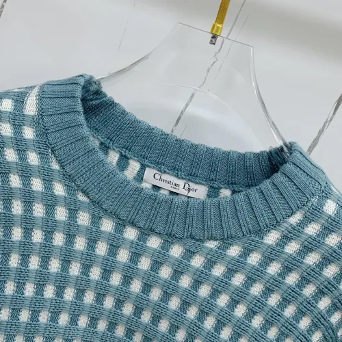 Replica Christian Dior Sweaters Long Sleeved For Men #1412821 $85.00 USD for Wholesale