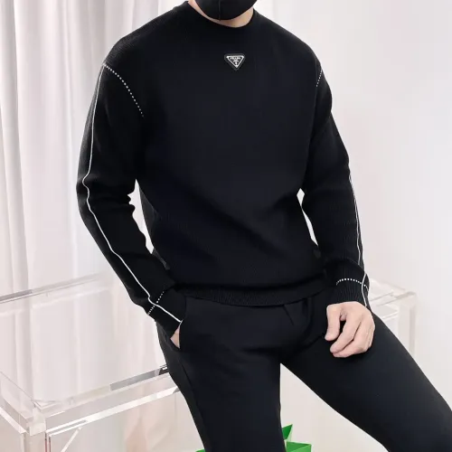 Replica Prada Sweaters Long Sleeved For Men #1412832 $76.00 USD for Wholesale