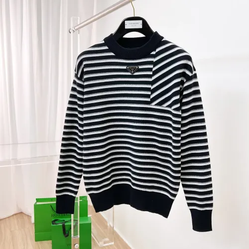 Prada Sweaters Long Sleeved For Men #1412836 $76.00 USD, Wholesale Replica Prada Sweaters