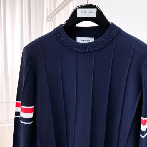Replica Thom Browne TB Sweaters Long Sleeved For Men #1412852 $85.00 USD for Wholesale