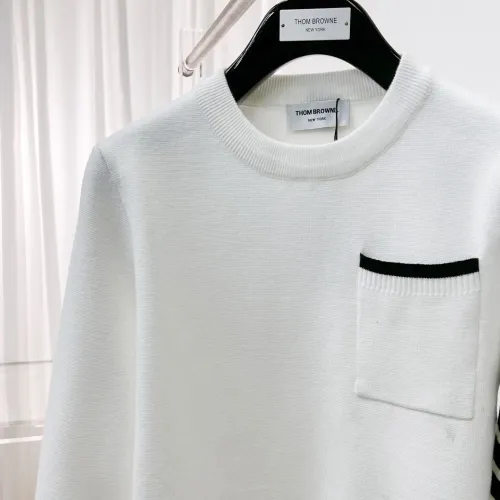 Replica Thom Browne TB Sweaters Long Sleeved For Men #1412854 $85.00 USD for Wholesale