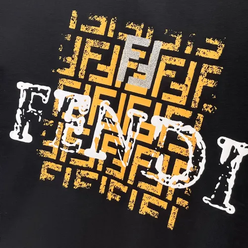 Replica Fendi T-Shirts Short Sleeved For Men #1412939 $60.00 USD for Wholesale