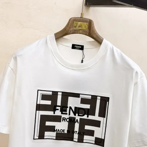 Replica Fendi T-Shirts Short Sleeved For Men #1412940 $60.00 USD for Wholesale