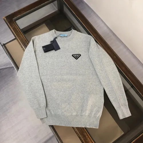 Prada Sweaters Long Sleeved For Unisex #1412976 $42.00 USD, Wholesale Replica Prada Sweaters