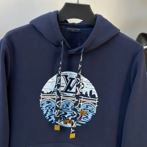 Replica Louis Vuitton LV Hoodies Long Sleeved For Men #1412985 $85.00 USD for Wholesale