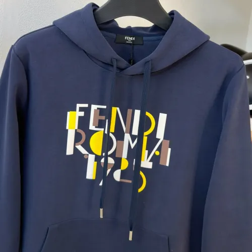 Replica Fendi Hoodies Long Sleeved For Men #1413006 $85.00 USD for Wholesale