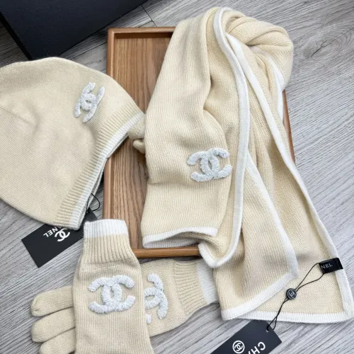 Replica Chanel Hat and Scarf and Glove Set #1413092 $72.00 USD for Wholesale