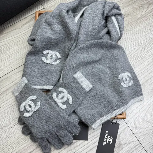 Replica Chanel Hat and Scarf and Glove Set #1413093 $72.00 USD for Wholesale