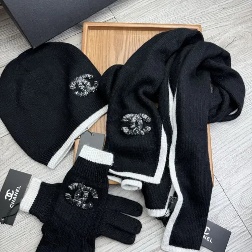 Replica Chanel Hat and Scarf and Glove Set #1413095 $72.00 USD for Wholesale