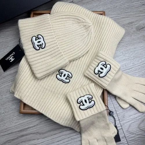Chanel Hat and Scarf and Glove Set #1413098 $72.00 USD, Wholesale Replica Chanel Hat and Scarf and Glove Set