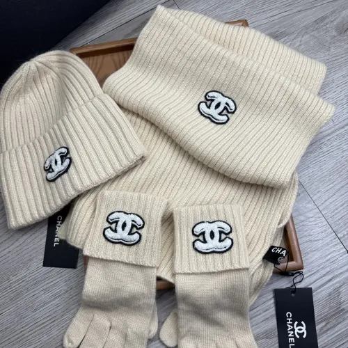 Replica Chanel Hat and Scarf and Glove Set #1413098 $72.00 USD for Wholesale