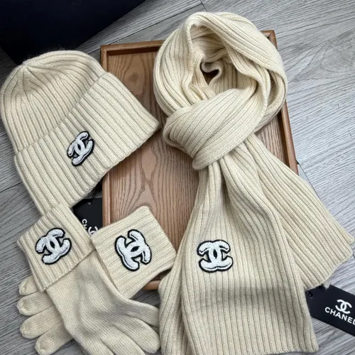 Replica Chanel Hat and Scarf and Glove Set #1413098 $72.00 USD for Wholesale