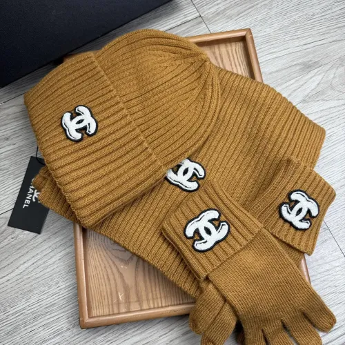 Replica Chanel Hat and Scarf and Glove Set #1413100 $72.00 USD for Wholesale
