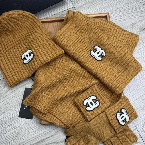 Replica Chanel Hat and Scarf and Glove Set #1413100 $72.00 USD for Wholesale