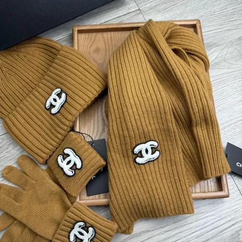 Replica Chanel Hat and Scarf and Glove Set #1413100 $72.00 USD for Wholesale
