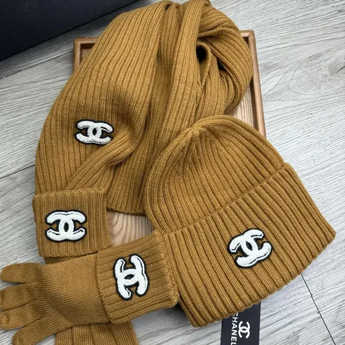 Replica Chanel Hat and Scarf and Glove Set #1413100 $72.00 USD for Wholesale