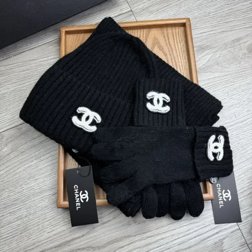 Replica Chanel Hat and Scarf and Glove Set #1413103 $72.00 USD for Wholesale