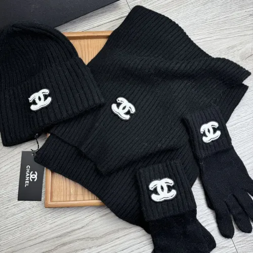 Replica Chanel Hat and Scarf and Glove Set #1413103 $72.00 USD for Wholesale