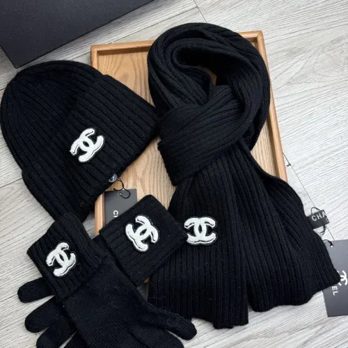 Replica Chanel Hat and Scarf and Glove Set #1413103 $72.00 USD for Wholesale